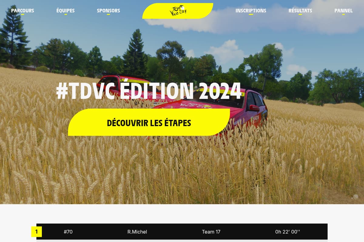Preview of Tour de Vice-City Website
